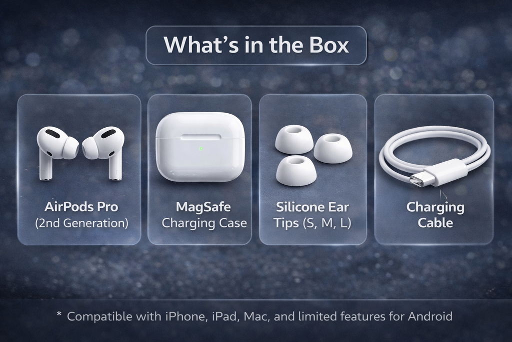 Apple AirPods Pro (2nd Generation) with MagSafe Charging Case (USB-C)